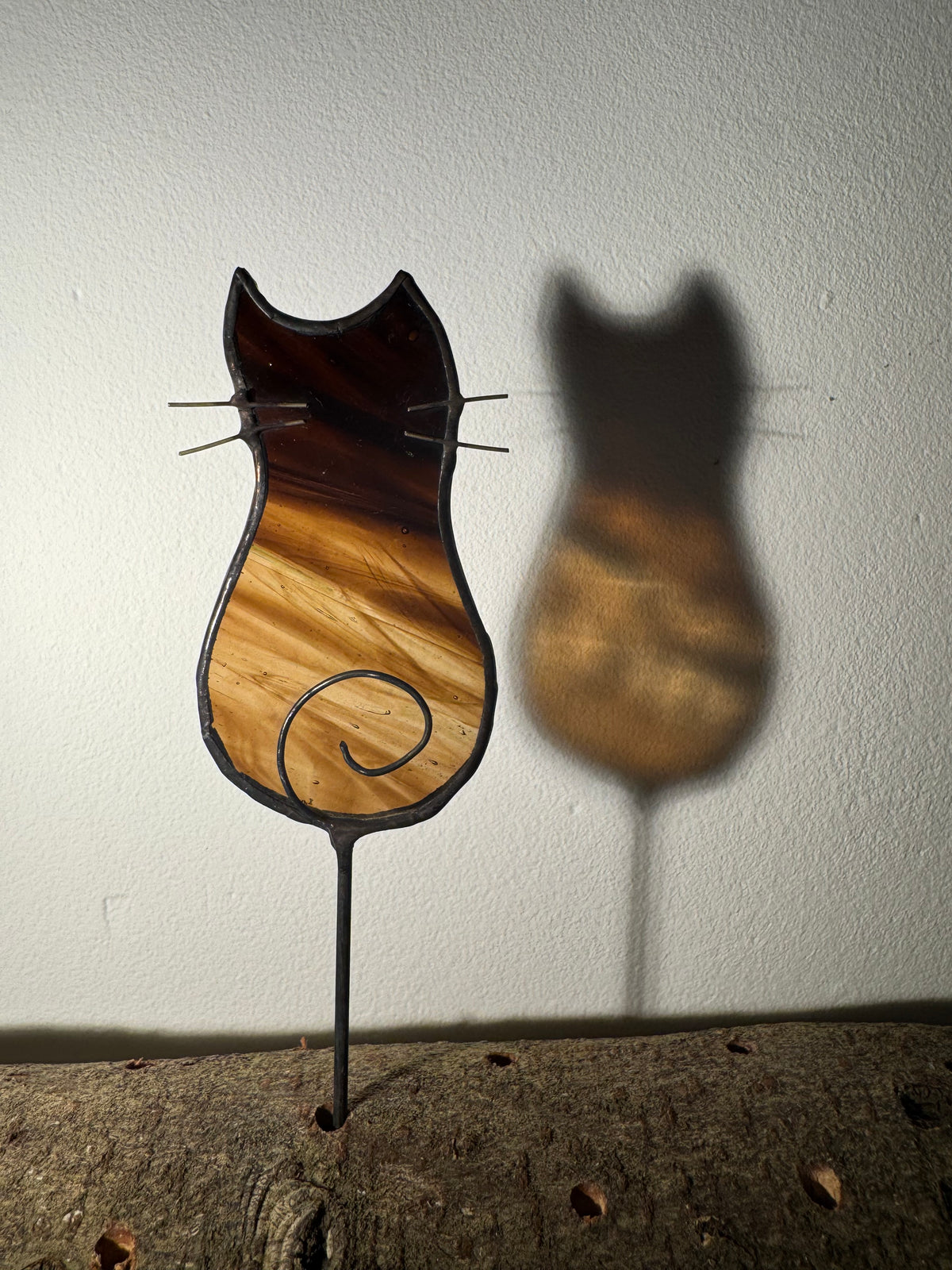Glas in lood katje