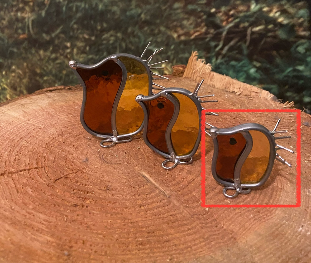 Egel van glas-in-lood