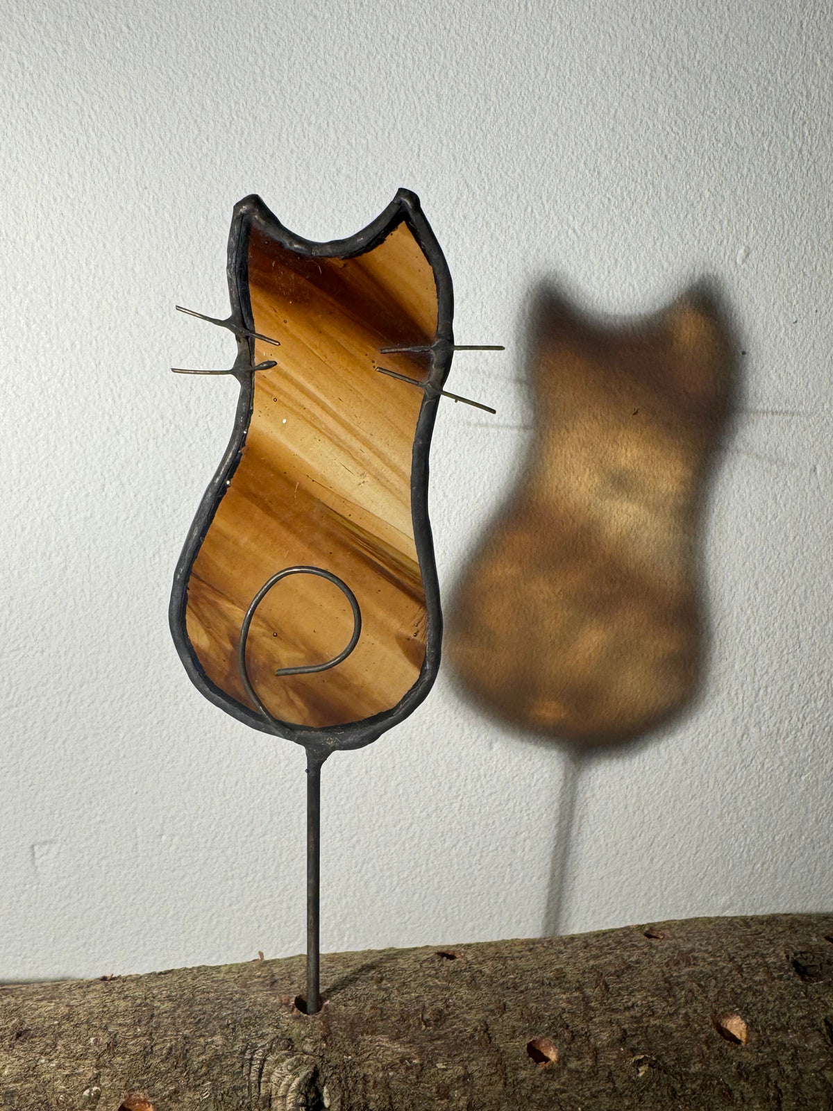 Glas in lood katje