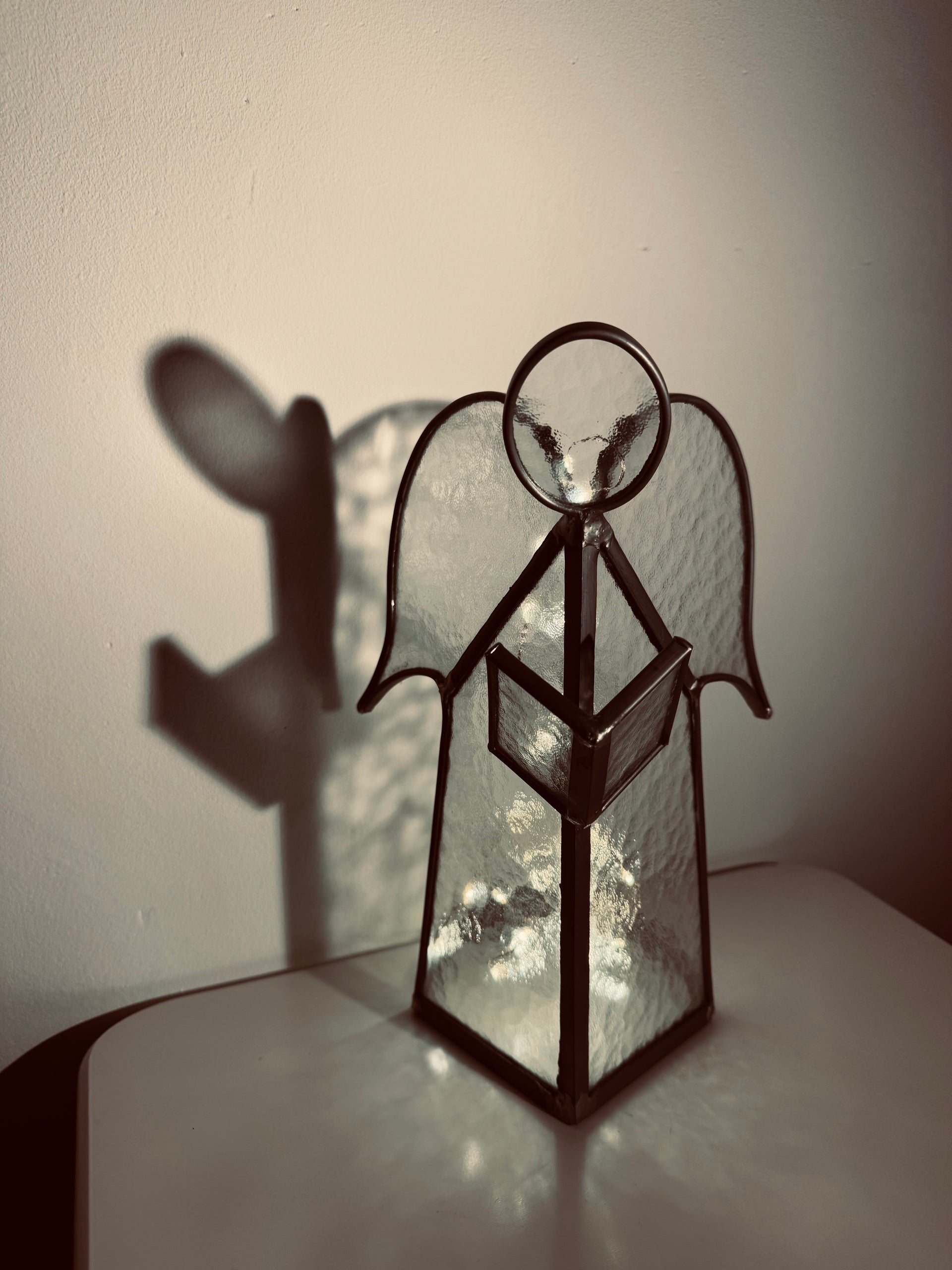 Unieke Engel van Glas in Lood 28 cm- Handgemaakt en Kleurrijk! – Irma's  glas in lood, image size:1920x2560